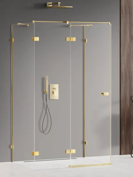 Kabina prysznicowa Avexa Gold Shine, przyścienna