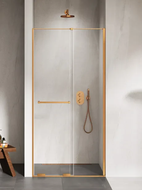 Drzwi wnękowe Smart Copper Brushed, drzwi przesuwne, reling