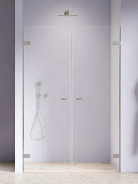 Drzwi wnękowe OXIA NICKEL BRUSHED podwójne wahadłowe