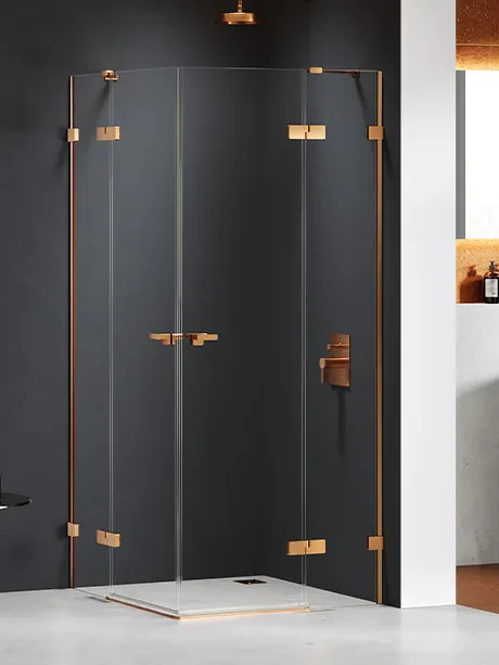 Kabina prysznicowa Eventa Copper Brushed, podwójne drzwi
