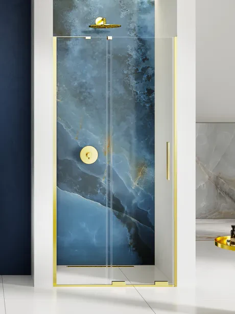 Drzwi wnękowe pojedyncze przesuwne SMART LIGHT GOLD wspornik kątowy