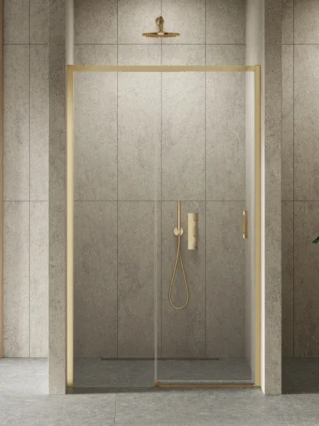 Drzwi wnękowe Prime Gold Brushed, pojedyncze, przesuwne