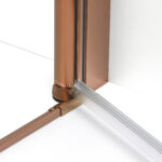 New Soleo Copper Brushed, single folding bay door